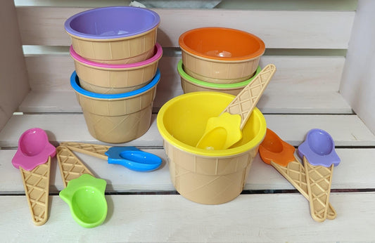 Ice cream bowl & spoon